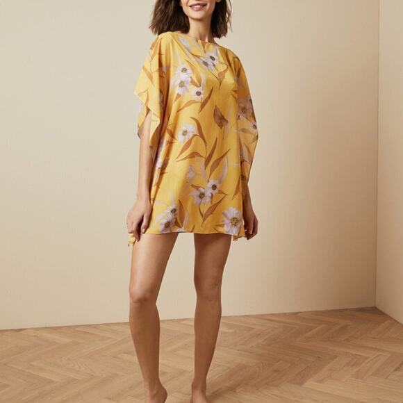 NWOT Ted Baker SOLD OUT "NEIMAA" Cabana square cover up - Picture 2 of 5